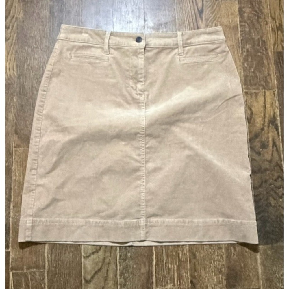 Talbots Corduroy Aline Skirt Size 10 Business Casual Cotton Blend